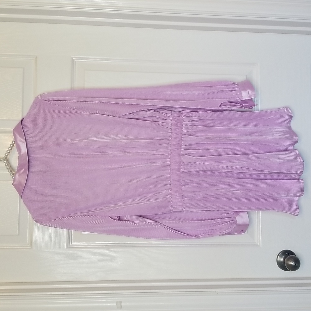 Blue B Light Purple Long Sleeve Romper - Picture 3 of 11